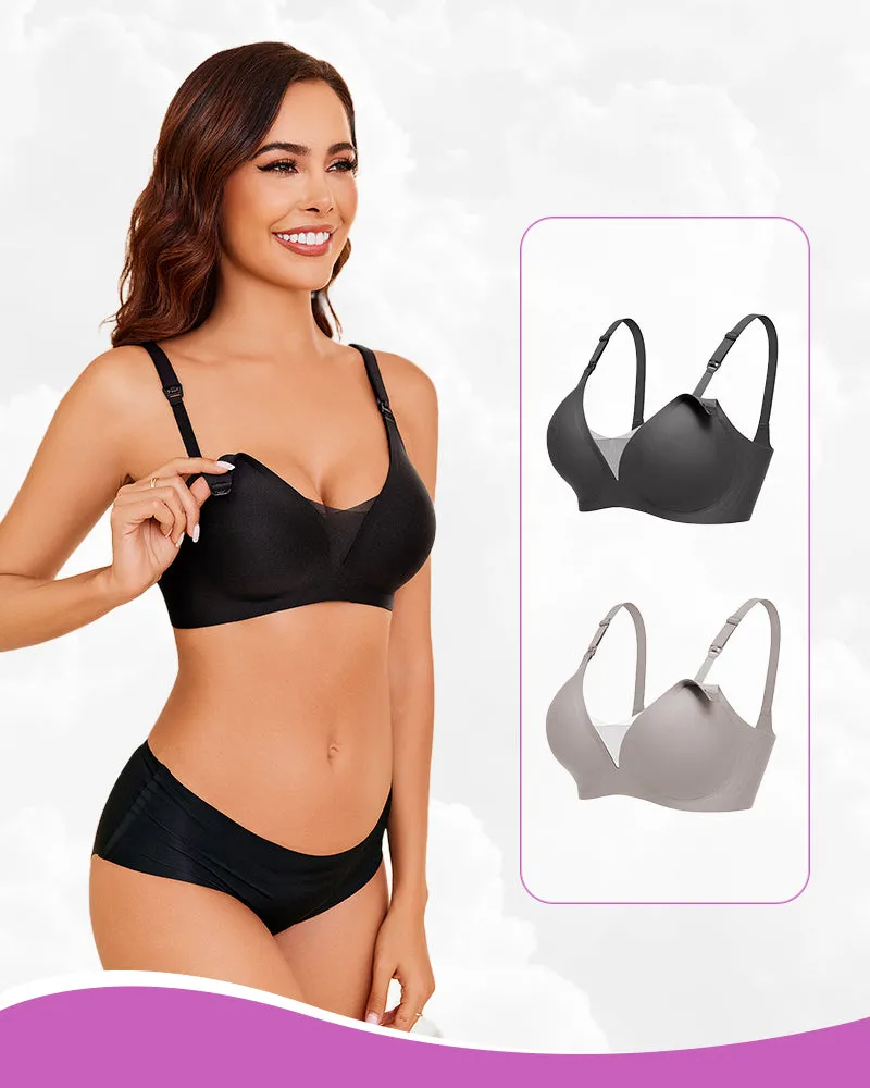 2 Pack Nursing Bras Wireless Bralettes