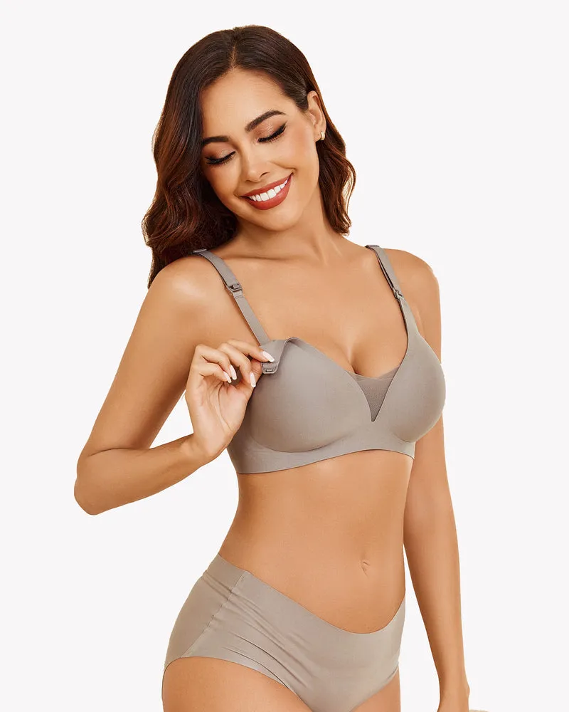 2 Pack Nursing Bras Wireless Bralettes