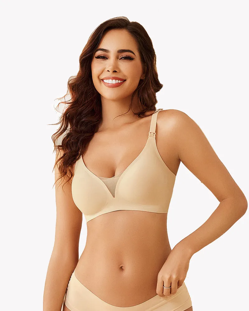 2 Pack Nursing Bras Wireless Bralettes