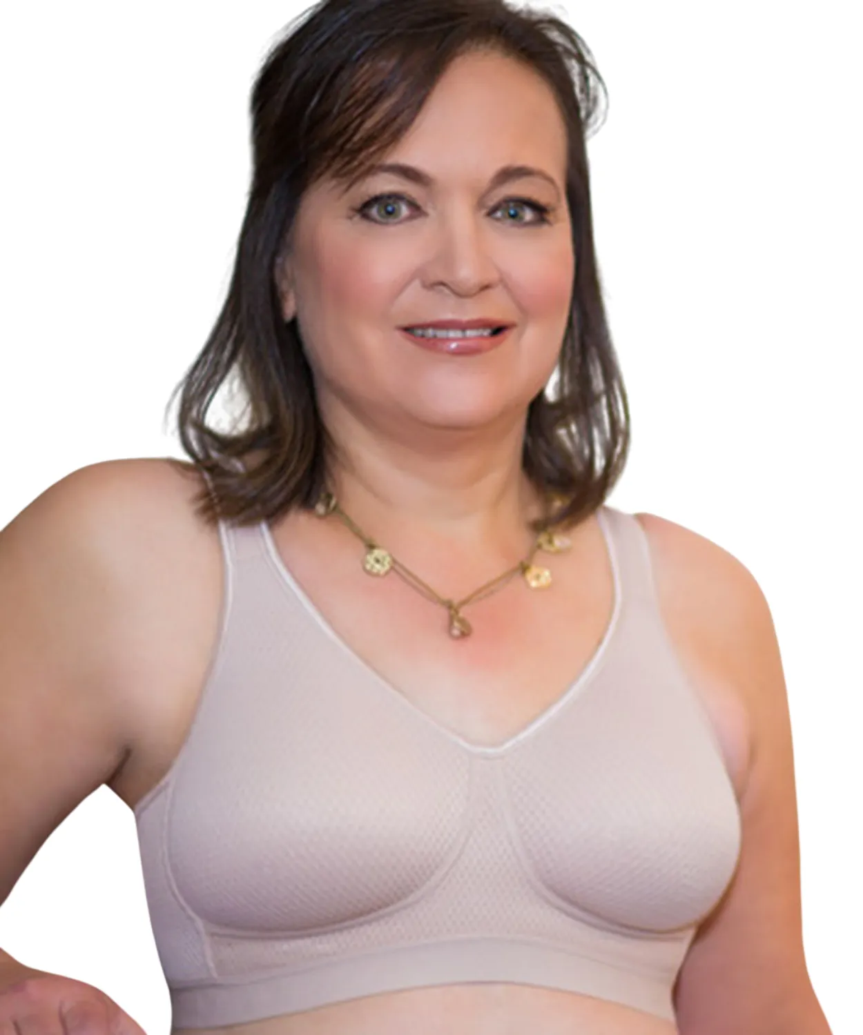 ABC American Breast Care Seamless Massage Bra, Beige | Beige Massage Bras