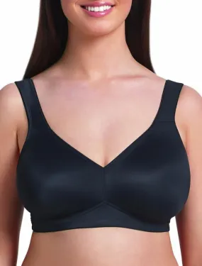 Anita Rosa Faia Twin Seamless Comfort Soft Cup Bra, Black | Molded Soft Cup Bra | Black Wireless Molded Bra