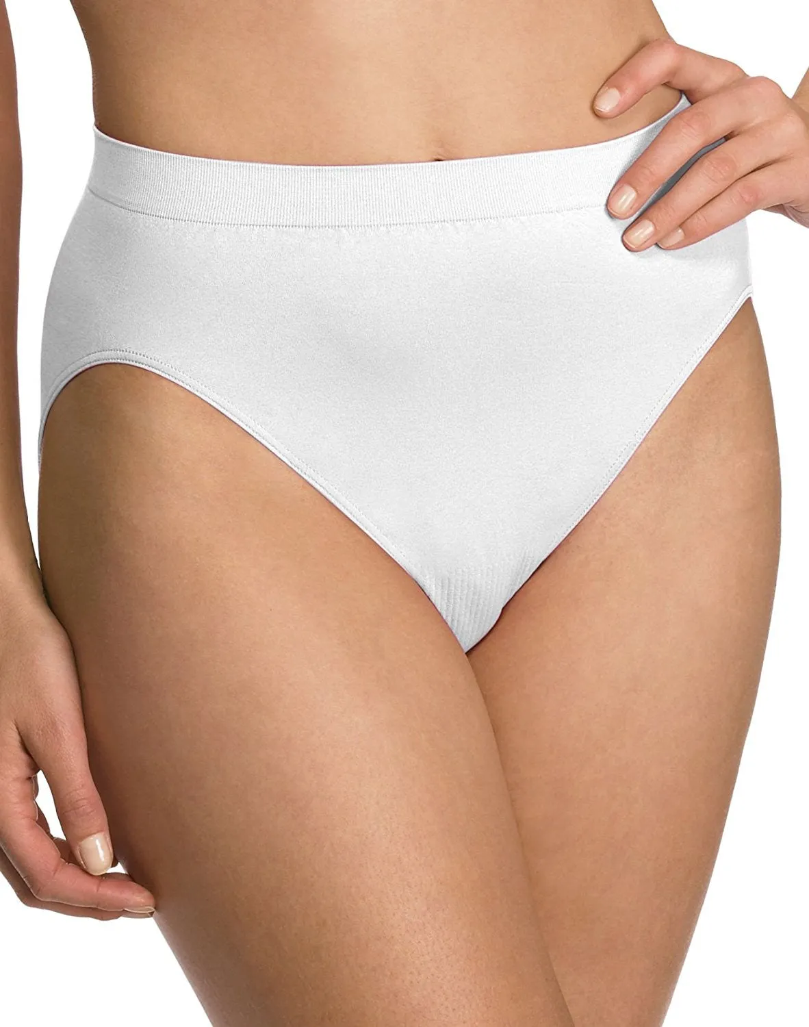 Bali Women's Comfort Revolution Seamless High-Cut Brief Panty (6 Pack)