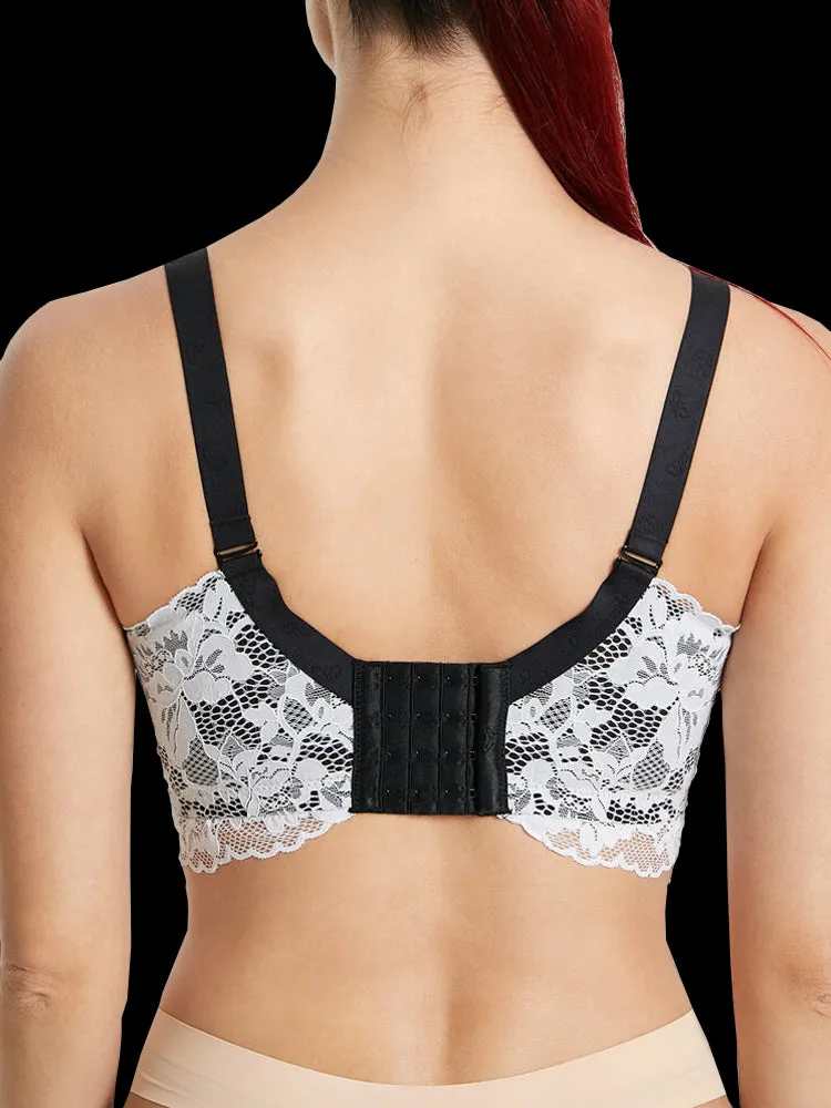 Breathable Lace Rabbit Ear Minimizer Bras