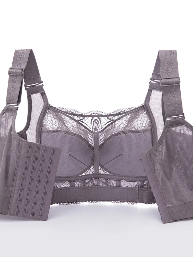 Breathable Shaping Side Support Minimizer Bras