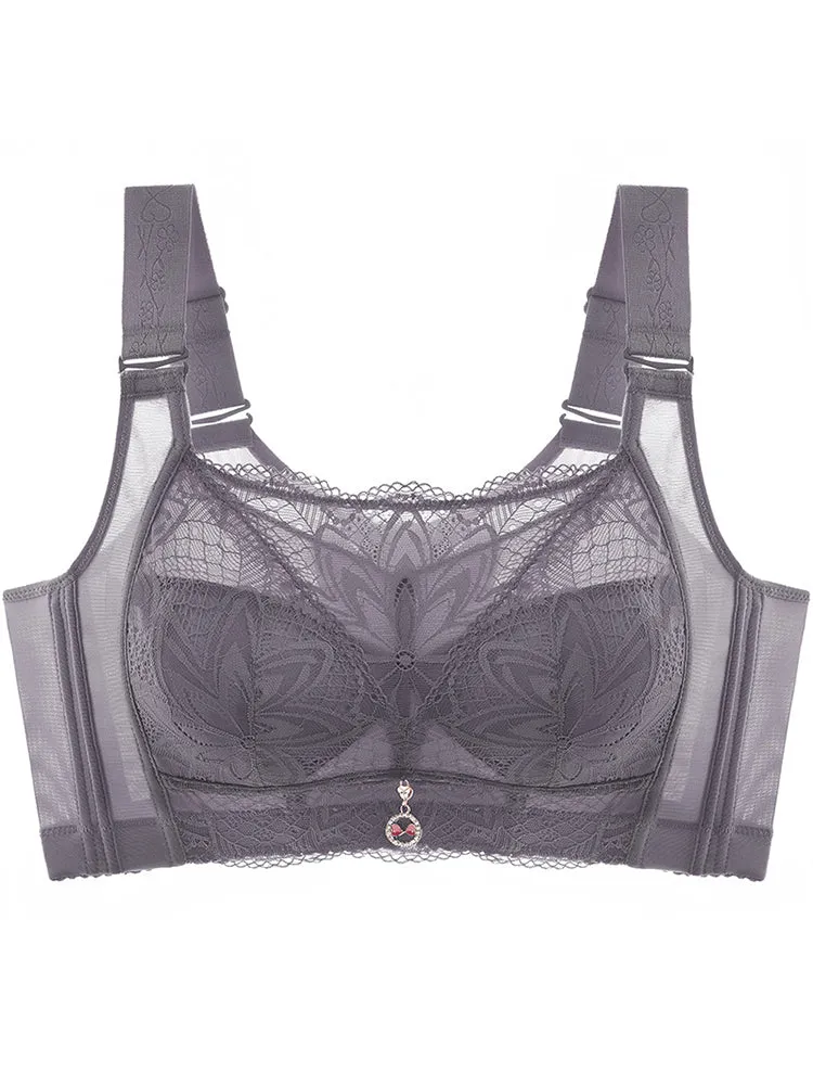 Breathable Shaping Side Support Minimizer Bras