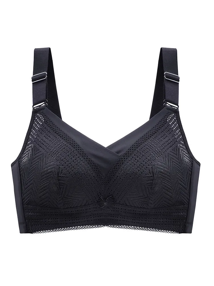 Breathable Thin Minimizer Wireless Bras