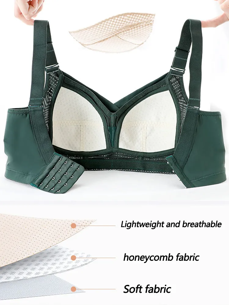 Breathable Thin Minimizer Wireless Bras