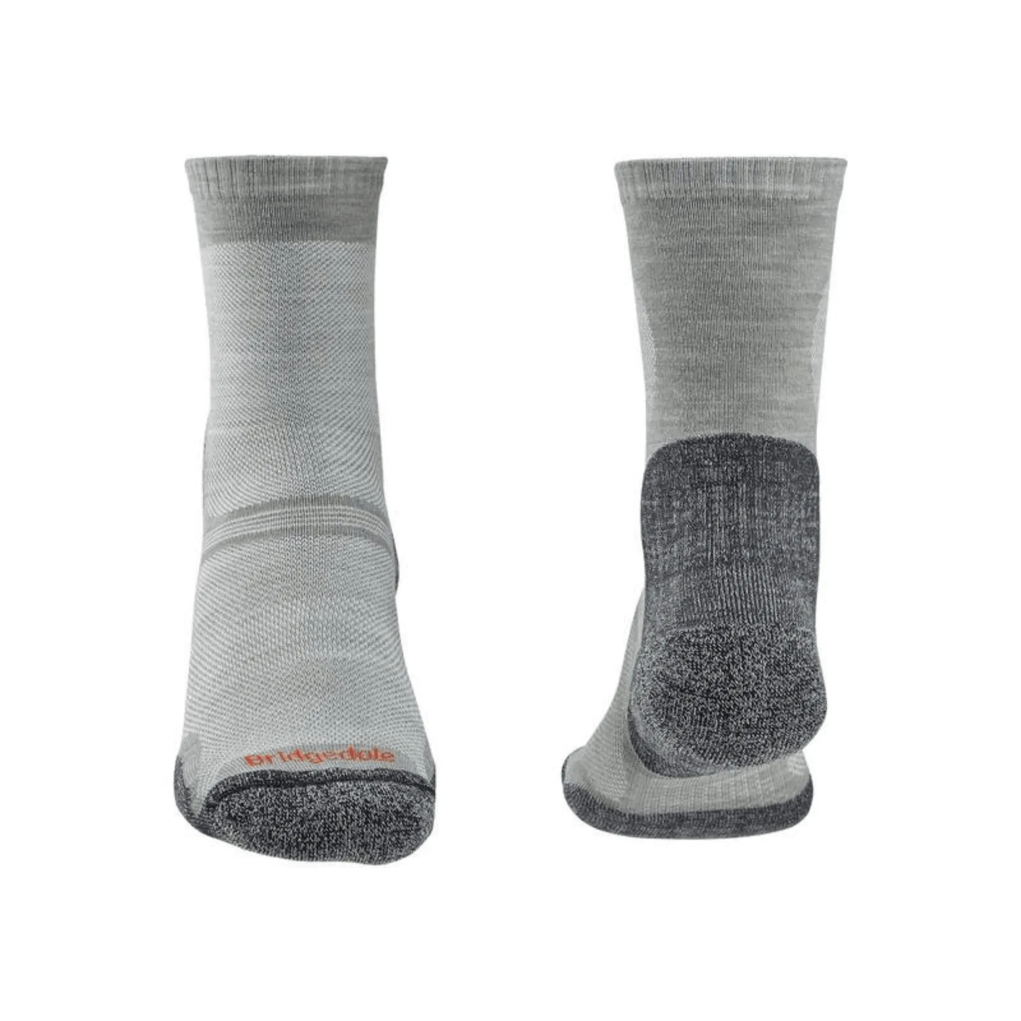 Bridgedale Socks Hike Ultra Light  T2 Merino Performance Crew Gunmetal