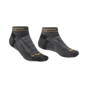 Bridgedale Socks Trail Run Ultra Light Low Merino Gunmetal