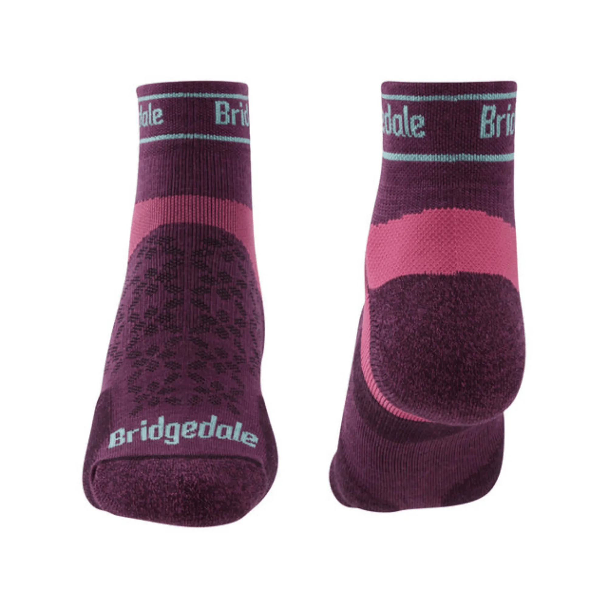 Bridgedale Socks Trail Run Ultra Light Low Merino WMS Damson