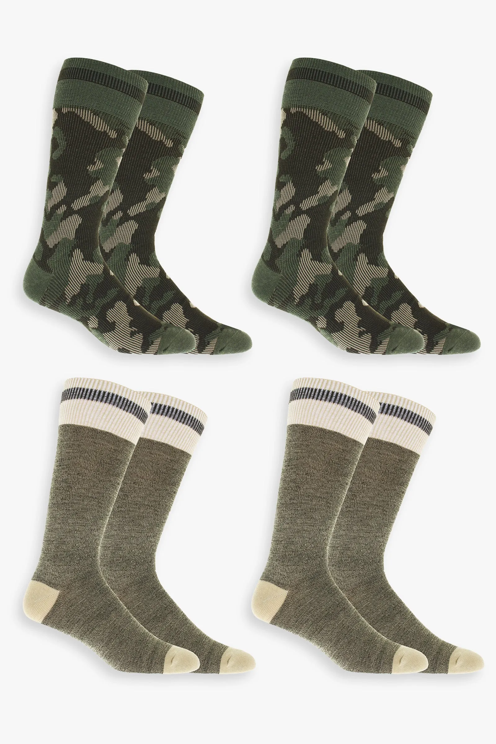 Camouflage Men's Winter Boot Socks