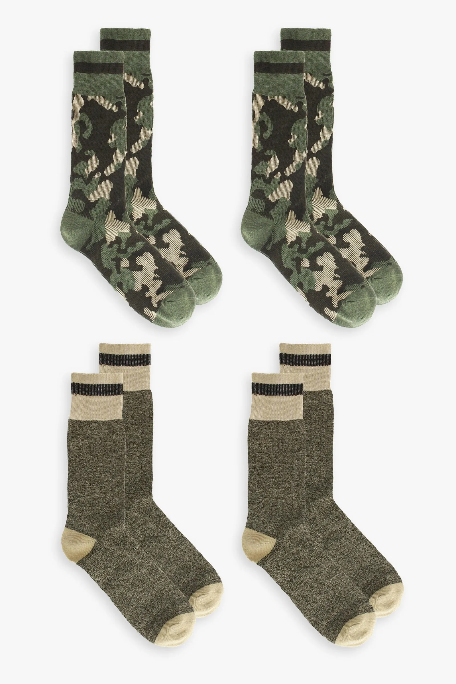 Camouflage Men's Winter Boot Socks