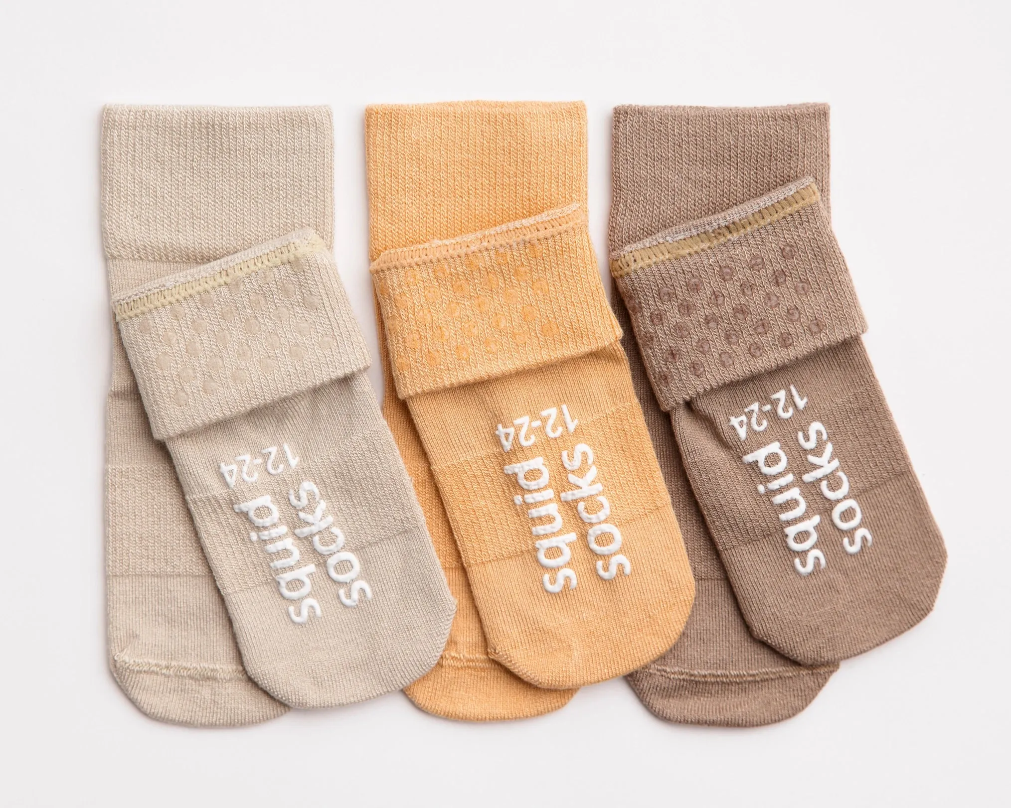 Caramel - Non-Slip Baby Socks