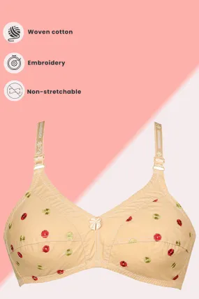 Chicken Cotton Bra - Flower