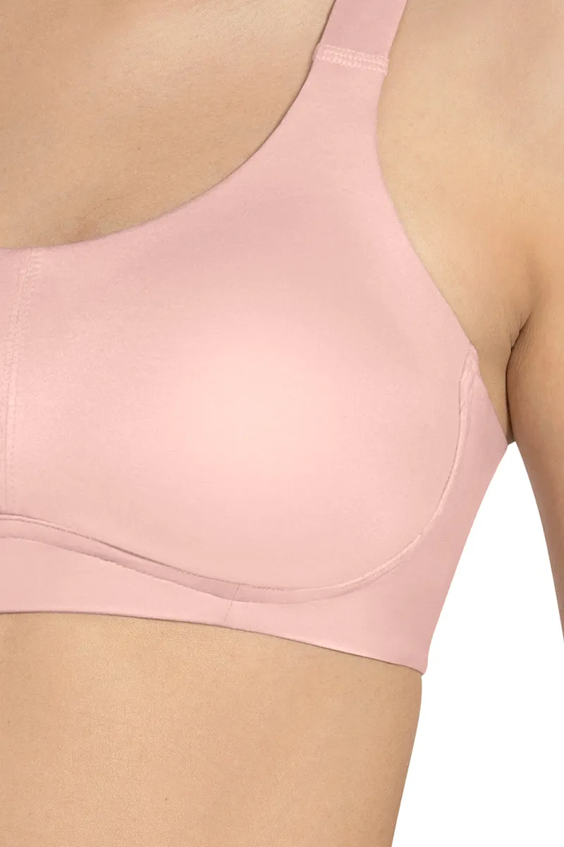 Cloudsoft Support Non-padded & Non-wired Bra - Blush Pink