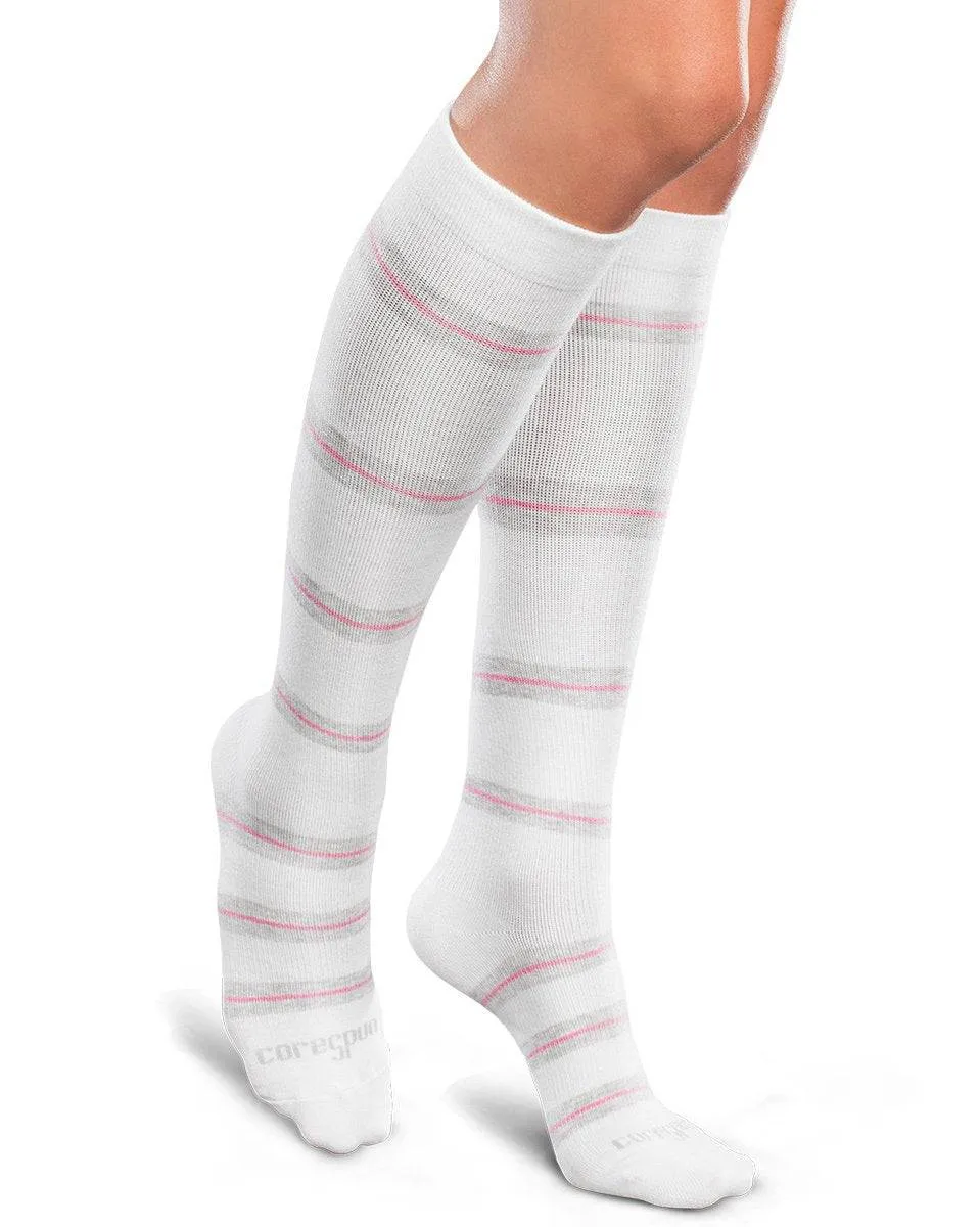 Core-Spun by Therafirm Patterned Argyle Socks for Men & Women 10-15mmHg