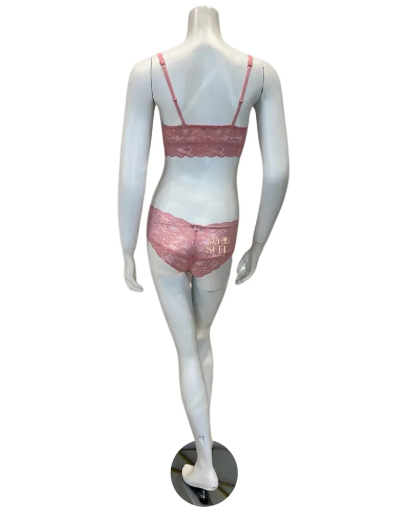 Cosabella Jaipur Pink Sweetie Bralette & Panty Set