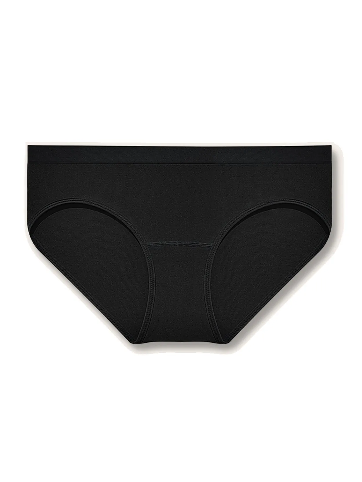 Deal Price Seamless Bikini Panties Stretch Soft Underwear Black