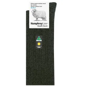 Extra Warm Merino Wool Sock in Charcoal - Aussie Made