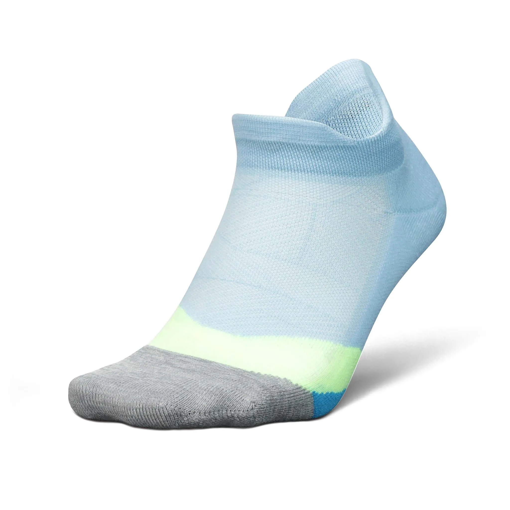 Feetures | Unisex Elite Light Cushion No Show Tab - Blue Crystal