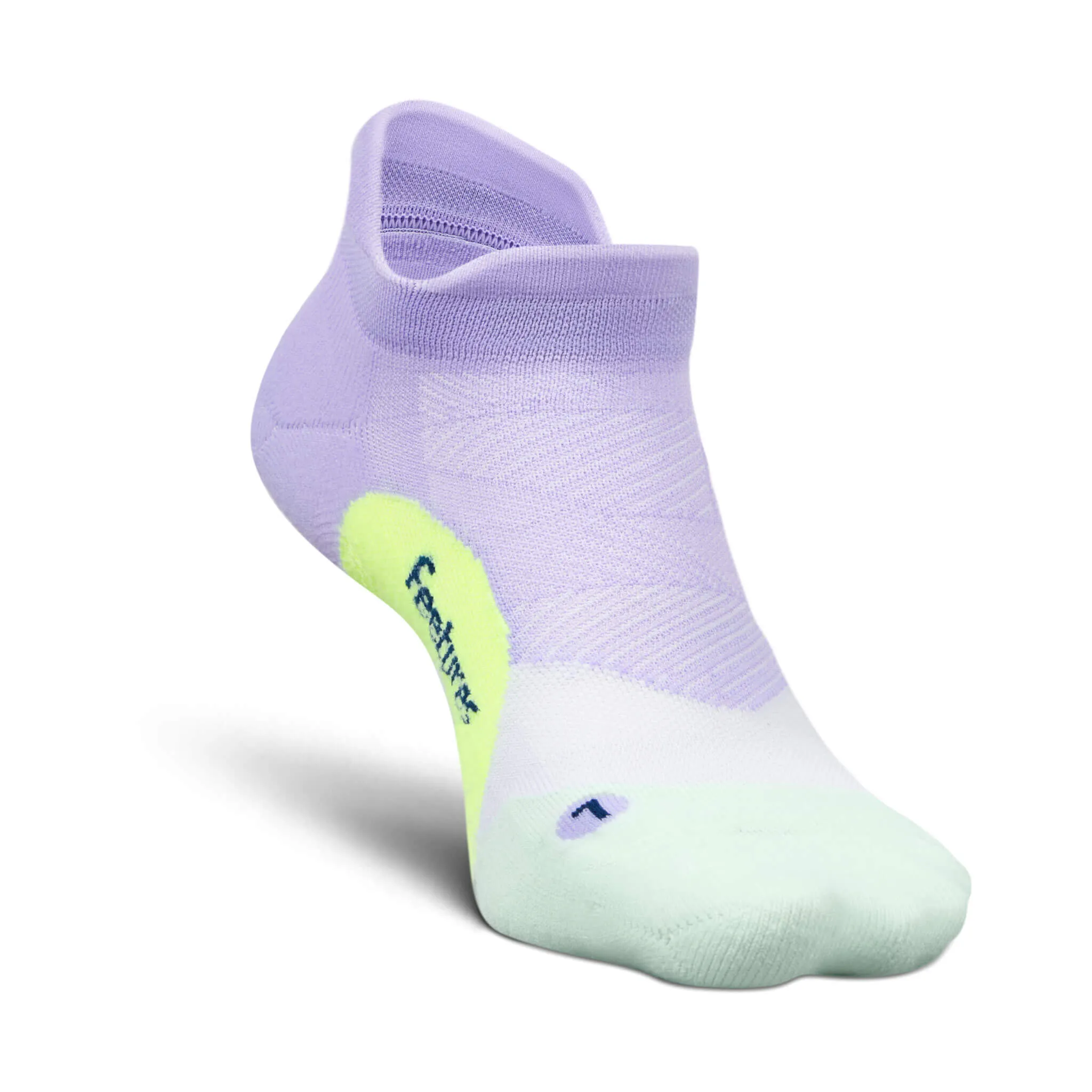 Feetures | Unisex Elite Light Cushion No Show Tab - Lavender Rush