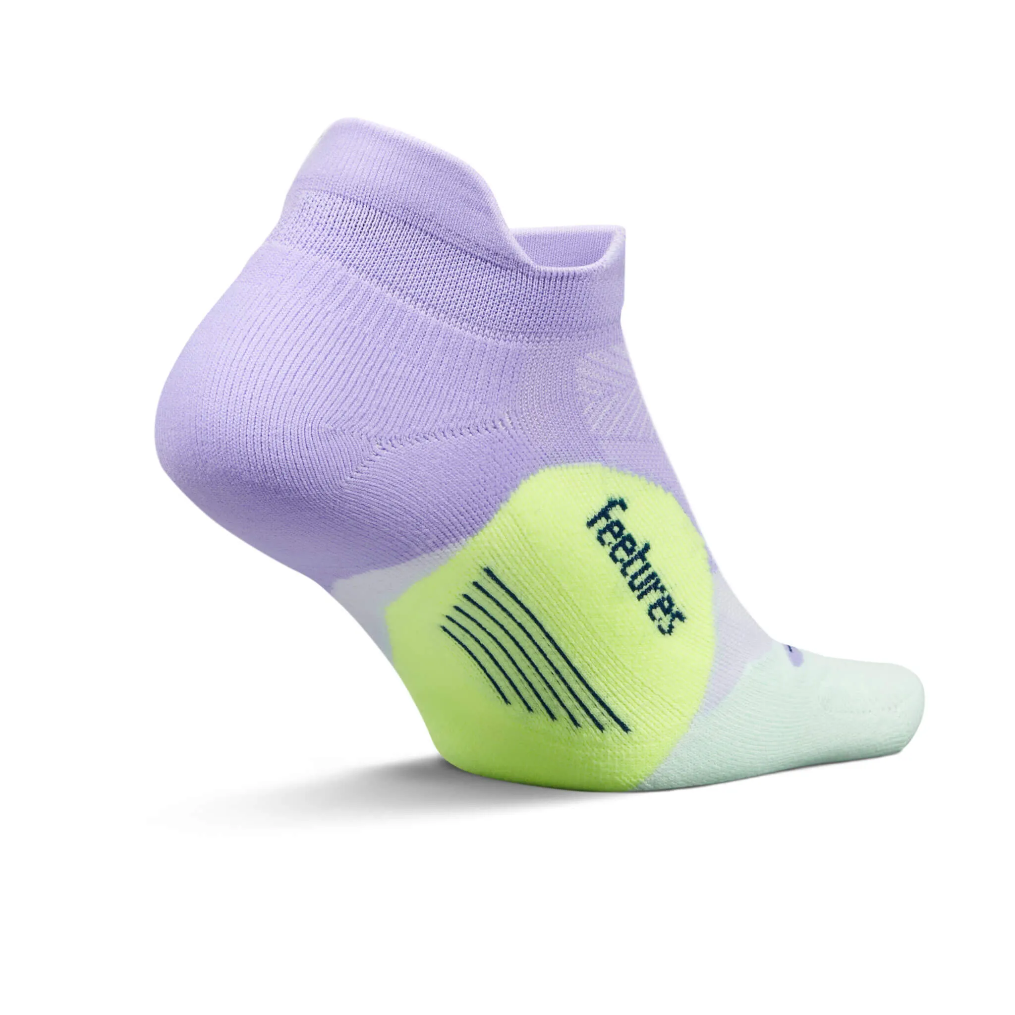 Feetures | Unisex Elite Light Cushion No Show Tab - Lavender Rush