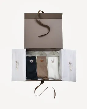 Gift Box Socks Set | Bear, Bunny & Koala