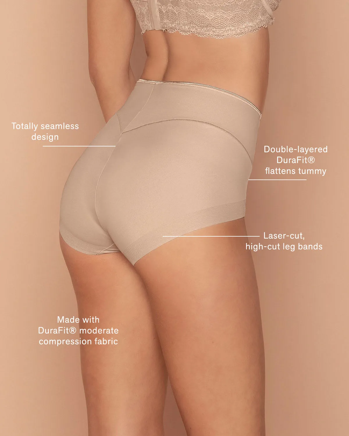 High-Cut Seamless Shaper Panty