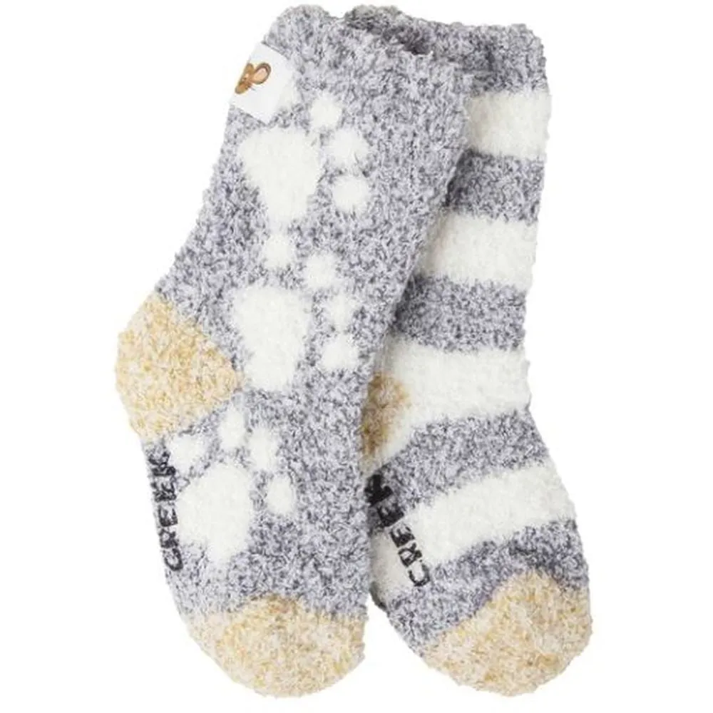 Kid's Snug Cozy Crew Socks W/ Grippers