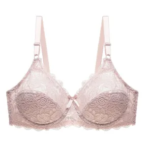 Lace bras gathered together for a breathable bra