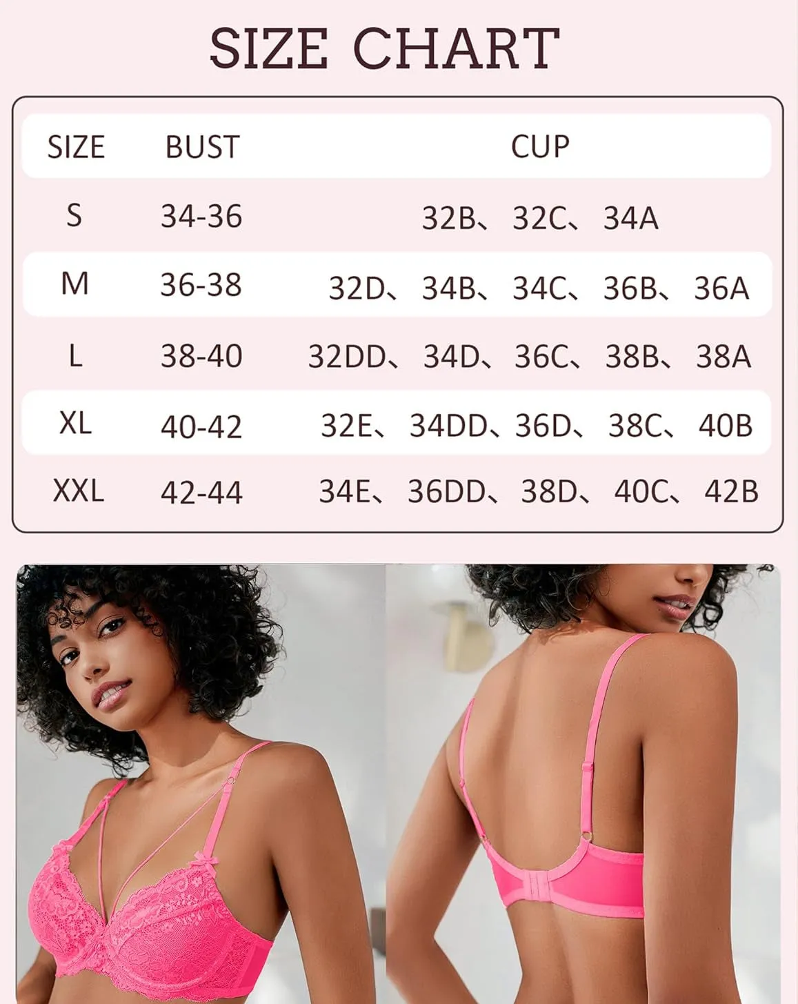 Lace Unlined Strappy Bras