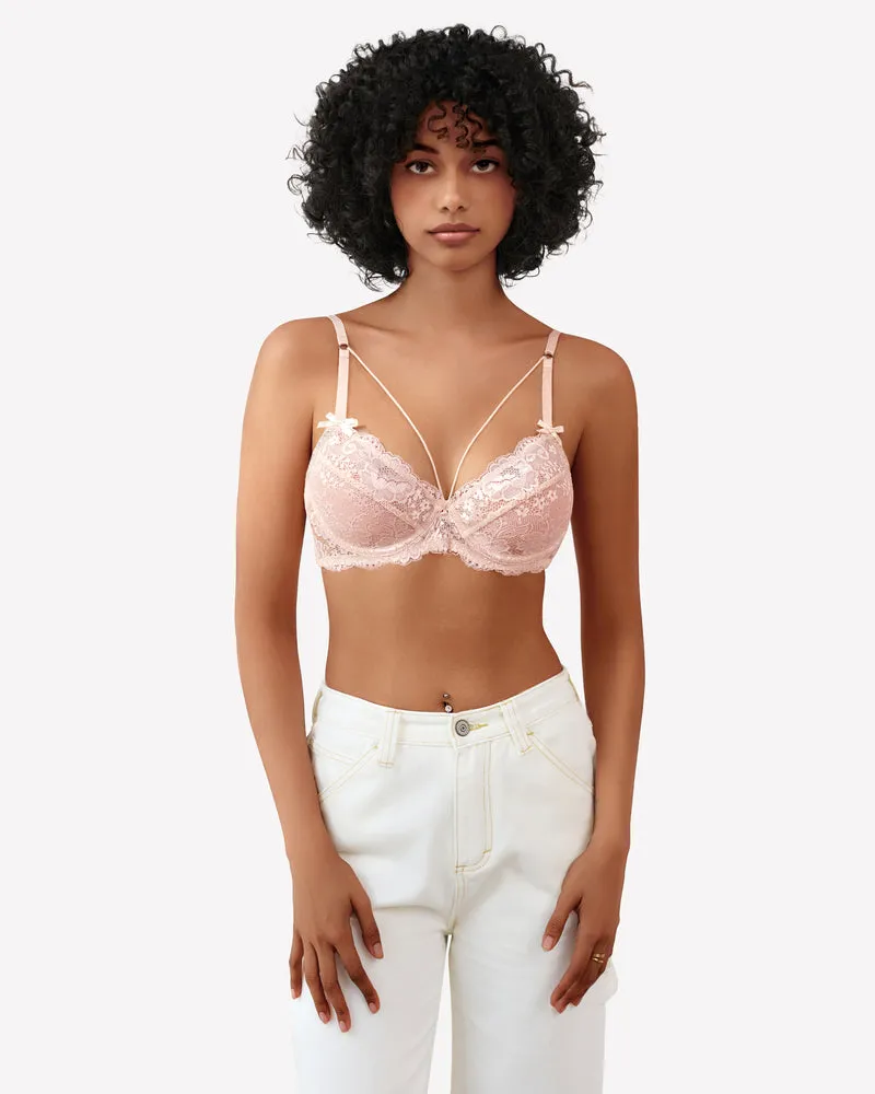 Lace Unlined Strappy Bras