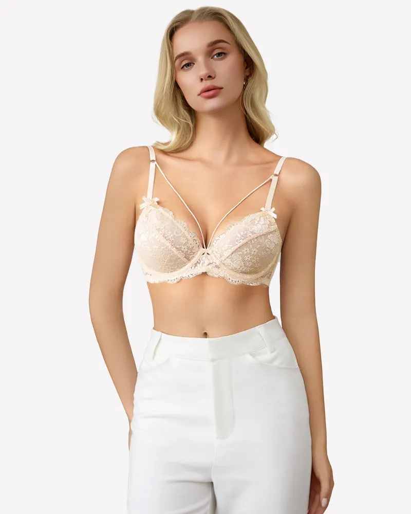 Lace Unlined Strappy Bras