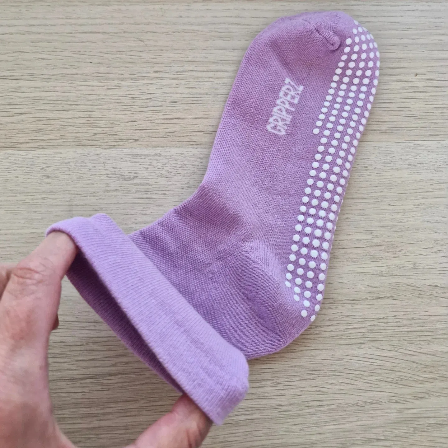 Lavender Non-Slip Circulation Socks