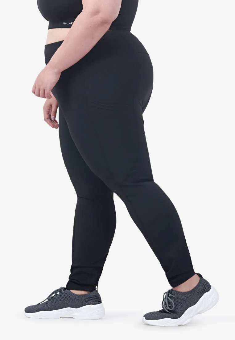 Living High-waisted Activewear Pocket Leggings - Black