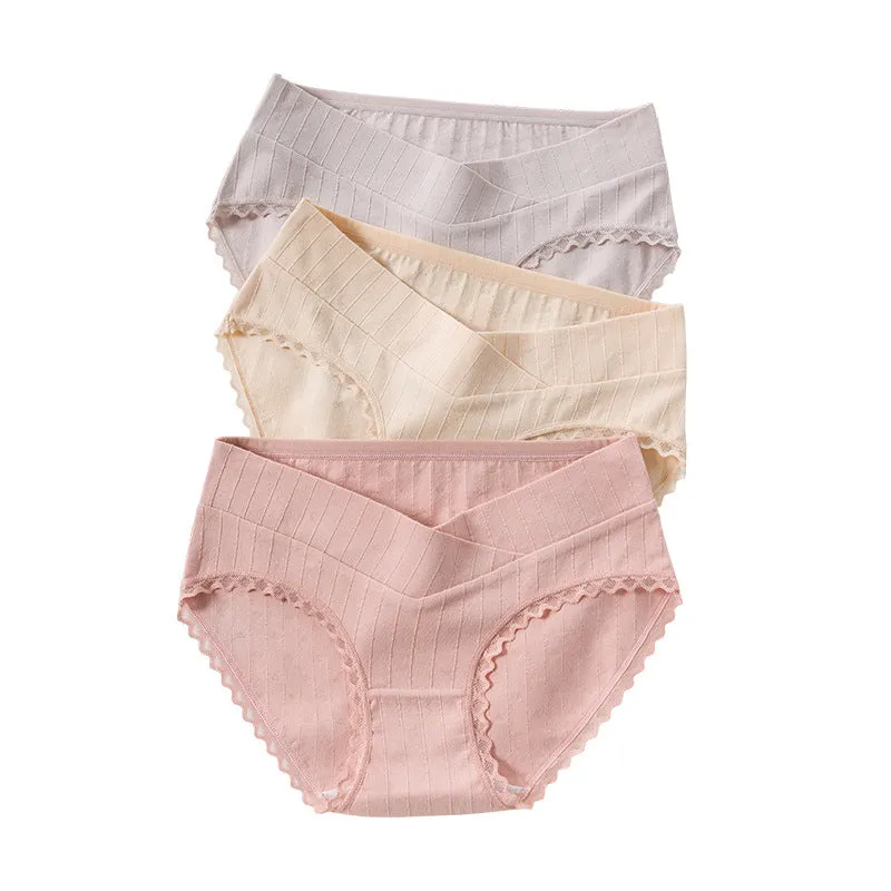 Low-rise maternity panties