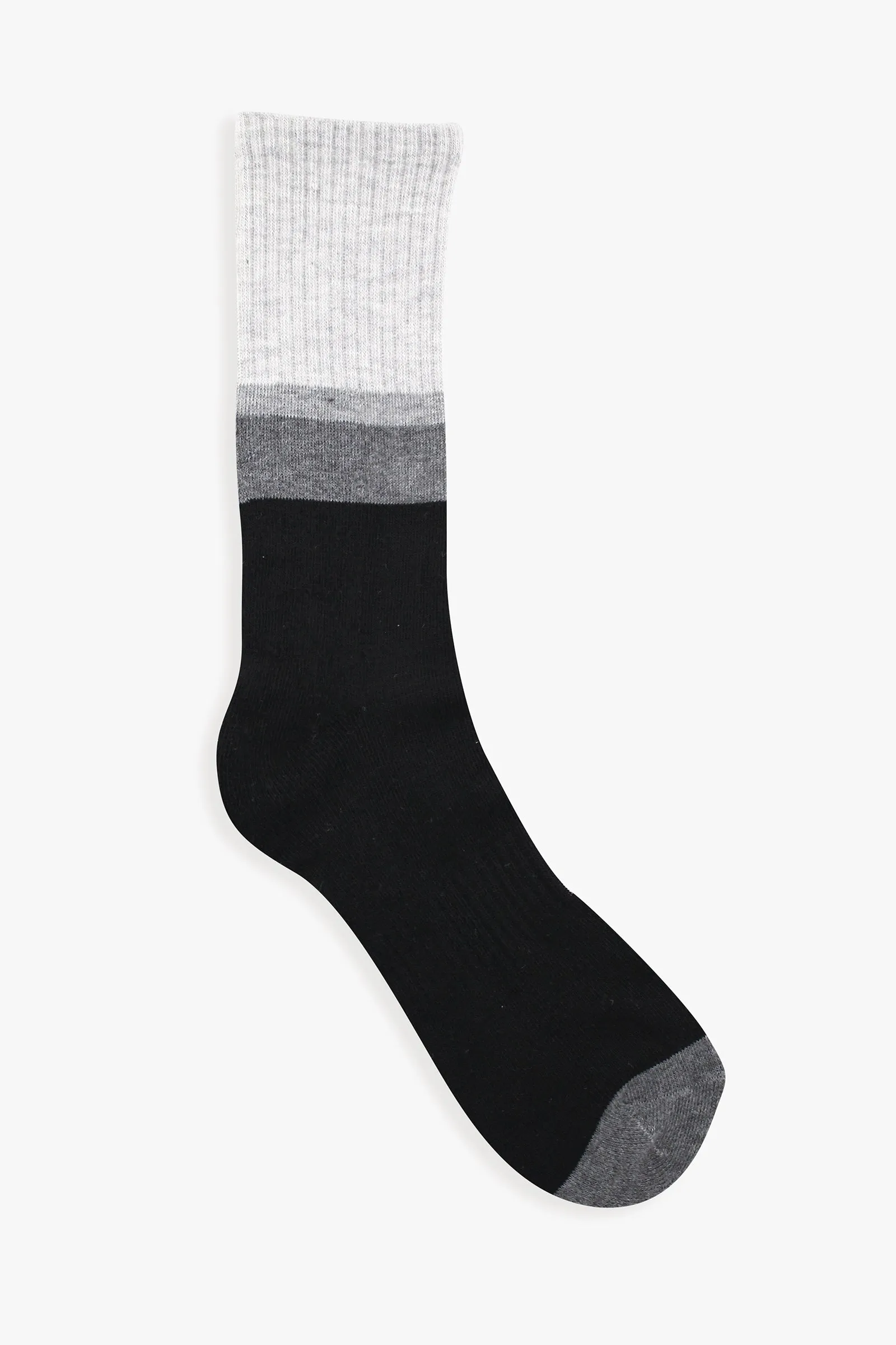 Mens Black 4-Pack Athletic Crew Socks