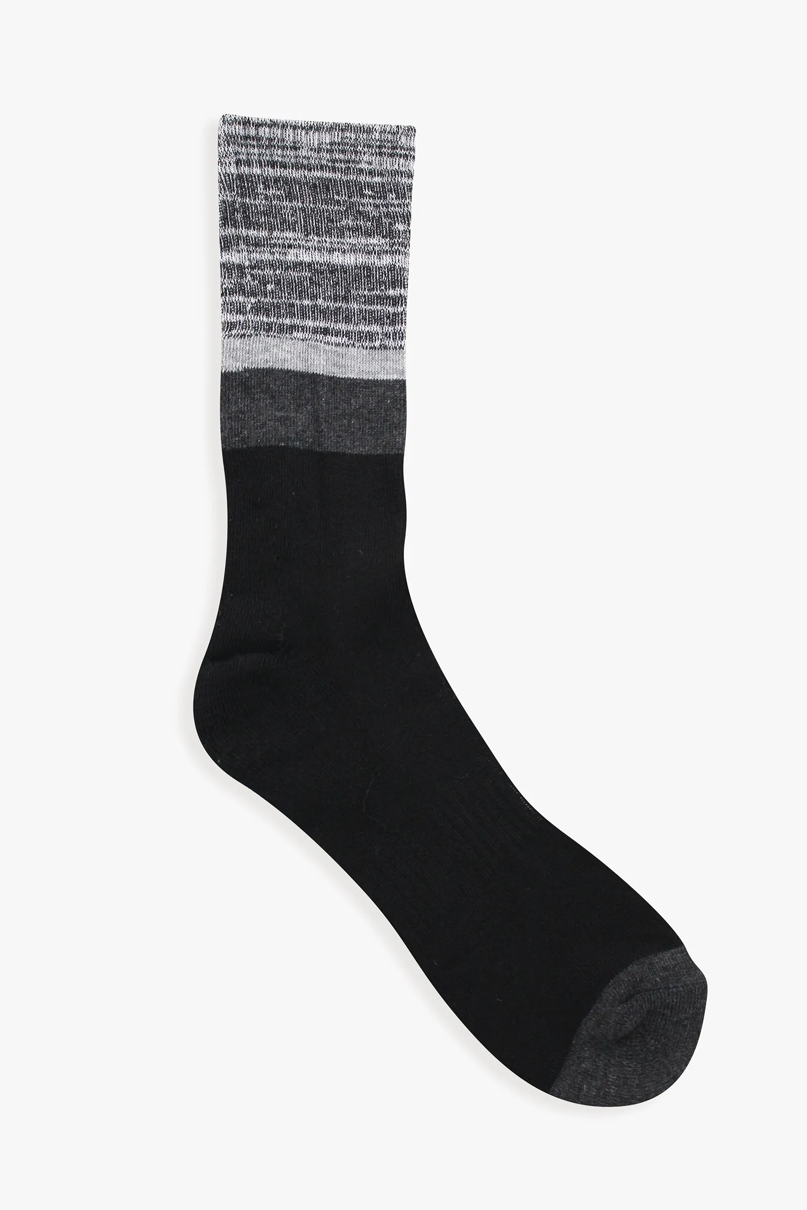 Mens Black 4-Pack Athletic Crew Socks