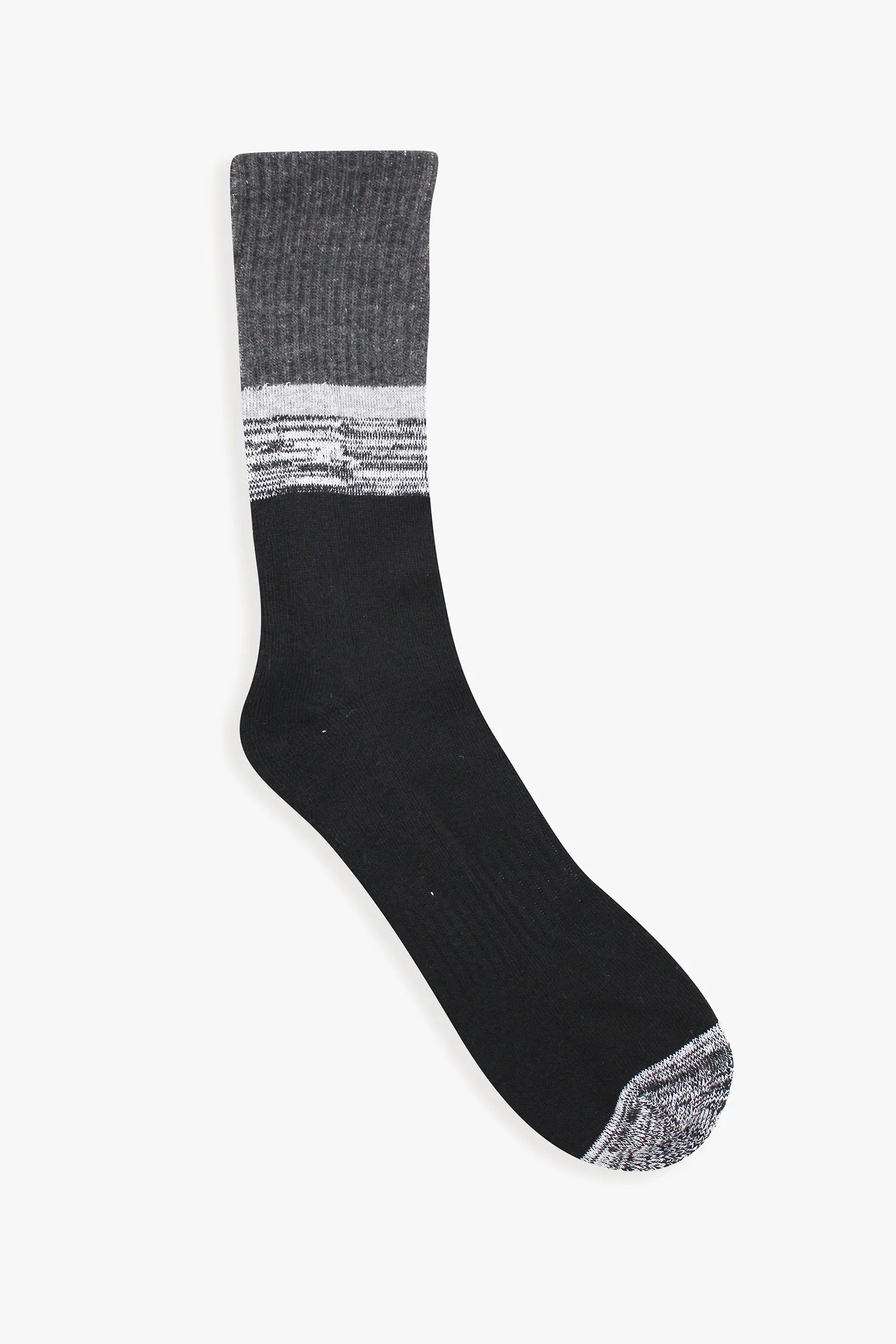 Mens Black 4-Pack Athletic Crew Socks