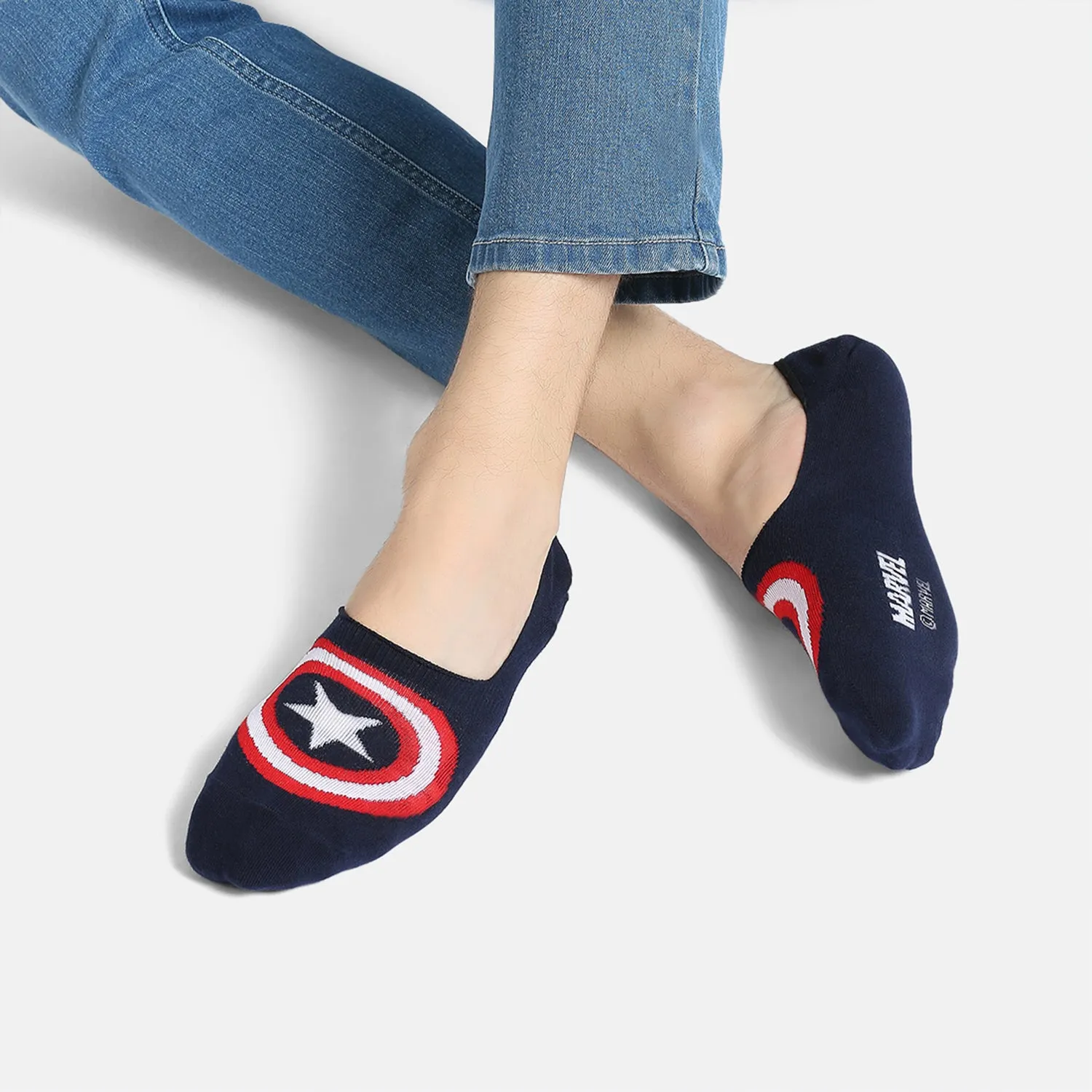 Men’s MarvelThemed Loafer Socks