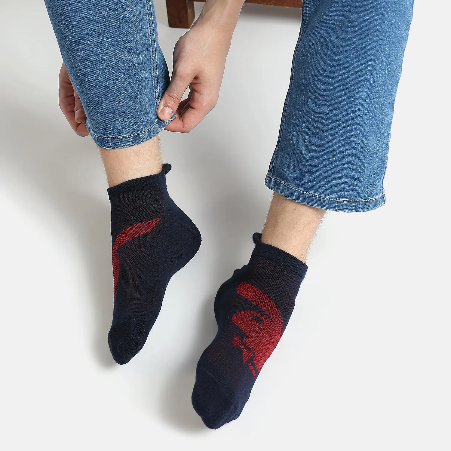 Men’s Playboy Themed Ankle Socks