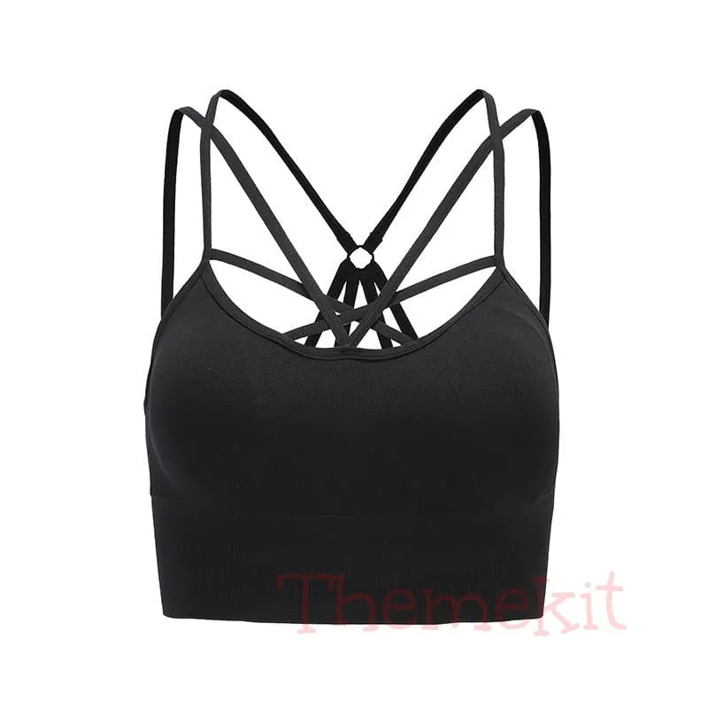 Mermaid Curve Shockproof Fitness Bras