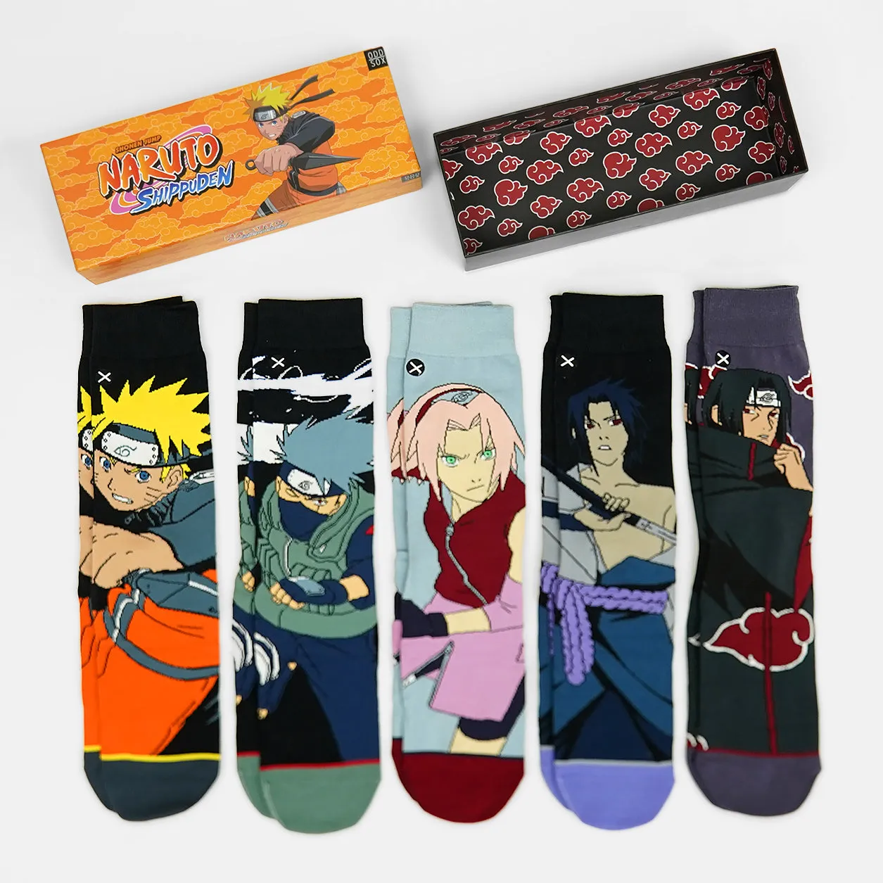 Naruto Gift Box 5 Pack of Sox