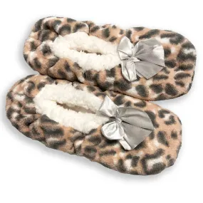 Neutral Animal Printed Non Slip Ballerina Slippers