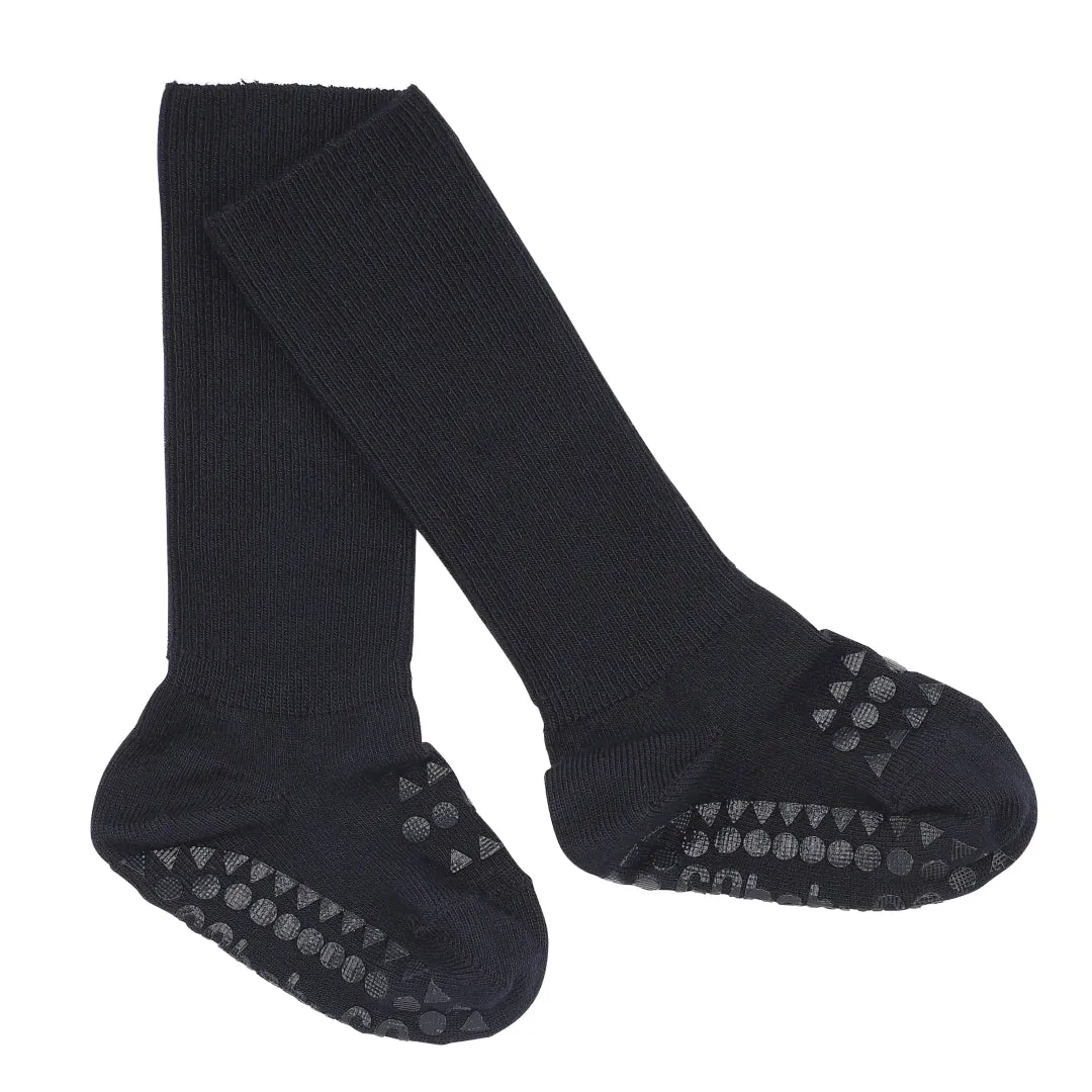 Non-Slip Grip Socks - Bamboo - Dark Blue