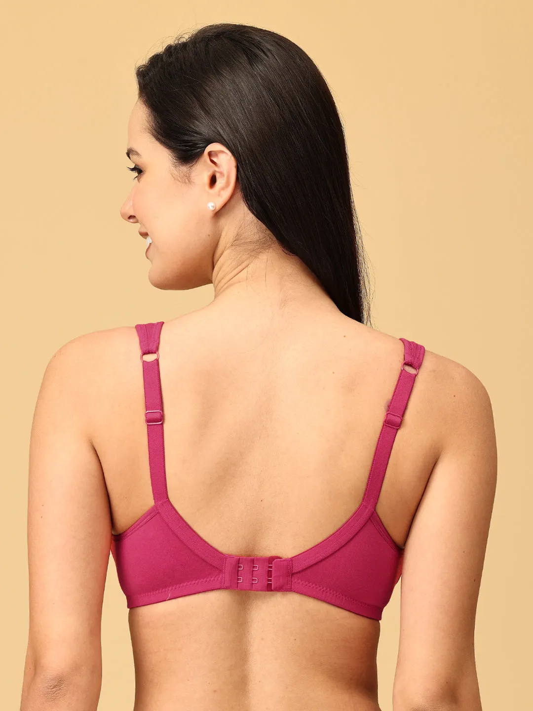 Nursing & Feeding Non Padded Bra- Fuschia