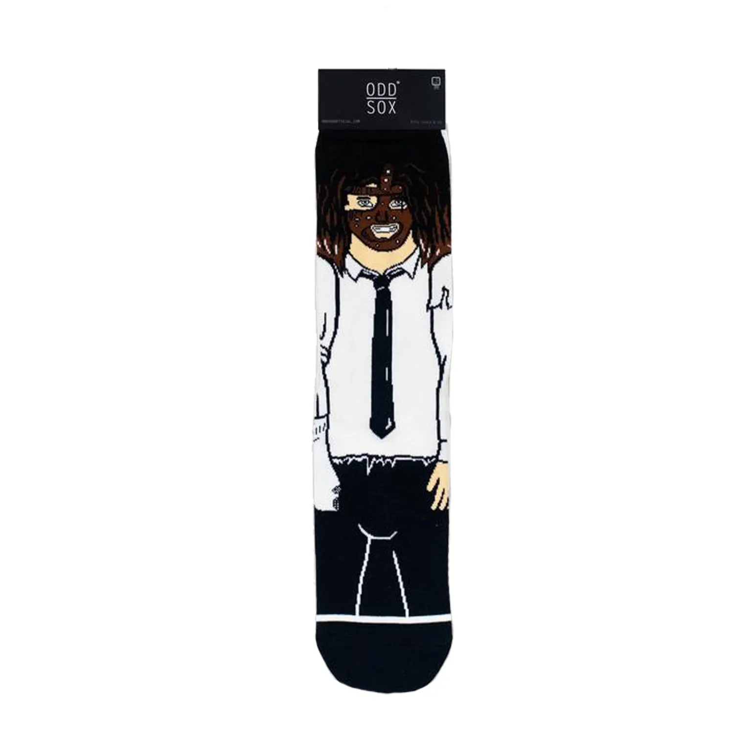 Odd Sox Men's Crew Socks - Mankind & Socko (WWE)