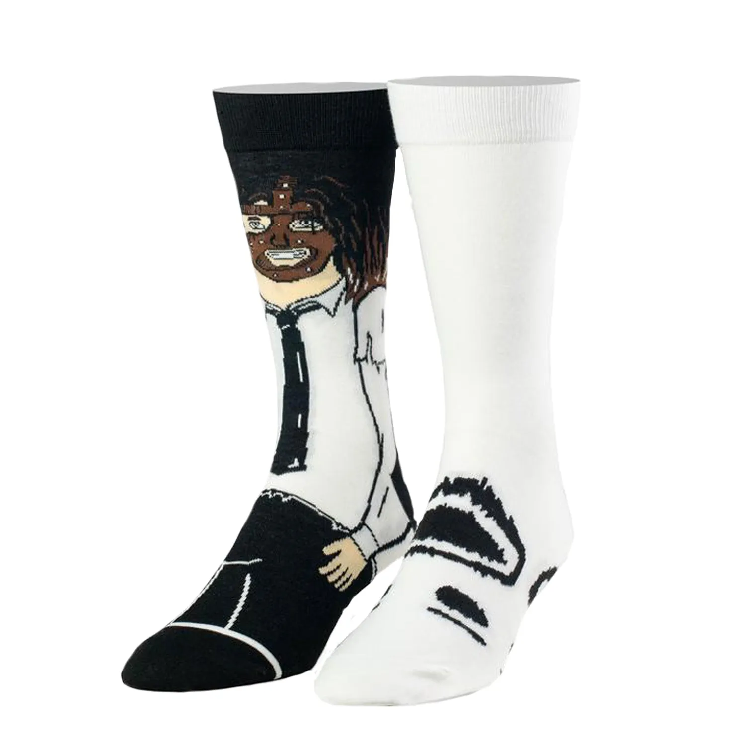 Odd Sox Men's Crew Socks - Mankind & Socko (WWE)