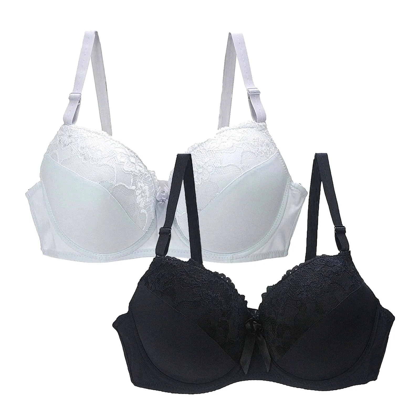 Pack of 2 Padded Bra for Women (32-50 Size)