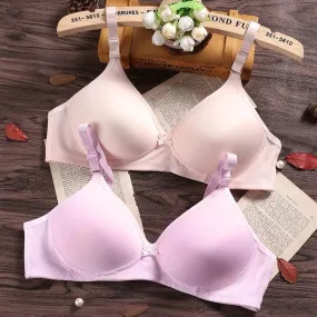 Pack Of 2 (Pink & Off-White) - Clarkia Padded Non Wired Bra